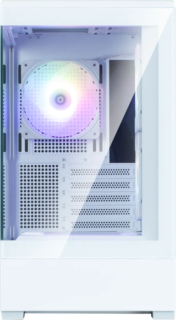 Boitier Mini Tour Micro ATX Zalman P30 V2 RGB avec panneaux vitrés (Blanc)