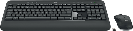 Pack 2en1 (Clavier/Souris) sans fil Logitech Advanced Wireless Combo MK540 (Noir)