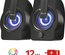 Enceintes Trust Gemi RGB Led USB (Noir)