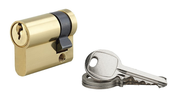 Cylindre à double entrée EDF-R 30X60 sans clé - BEAURAIN DISTRIBUTION - 18368