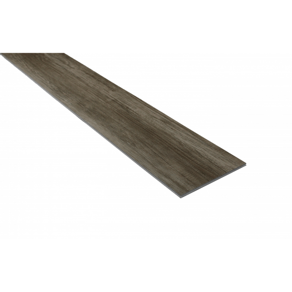 Sol SPC haute résistance clipsable tout en un gris 1,95 m² (couche d'usure de 0,5 mm) - Coloris - Gris patiné, Epaisseur - 5 mm, Largeur - 228 mm, Longueur - 1222 mm, Surface couverte en m² - 1,95