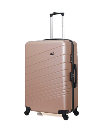 WAVE PARIS - Valise Grand Format ABS TIGRE 4 Roues 75 cm