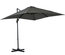 Parasol déporté carré inclinable dim. 2,45L x 2,45l x 2,45H m