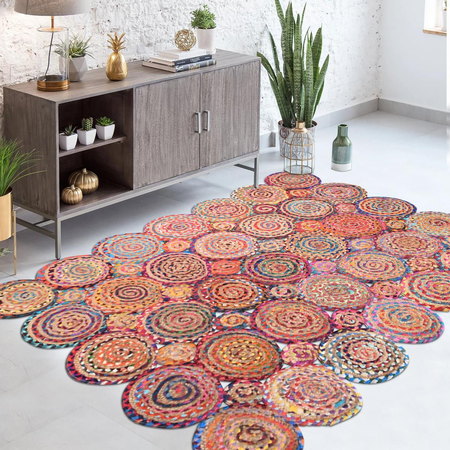 Tapis kilim tissé main en coton ENJOY Care&Fair