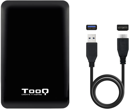 Boitier externe USB 3.1 TooQ TQE-2538 - S-ATA 2,5" (Noir)
