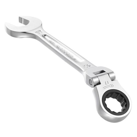 Clé mixte à cliquet articulée métrique diamètre 15mm longueur 170mm - FACOM - 467BF.15