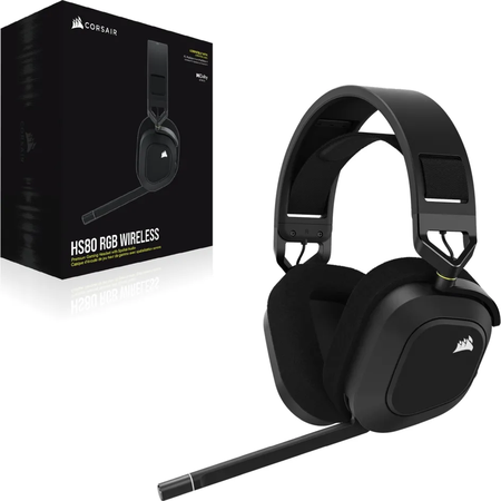 Casque Gamer sans fil Corsair HS80 RGB (Noir)