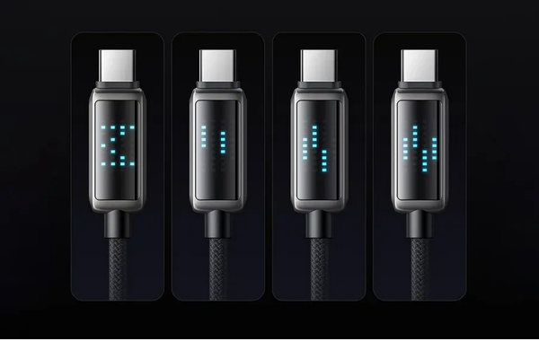 Câble Mcdodo USB-A vers Lightning avec écran 1,2m M/M 36W (Noir)