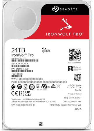 Disque Dur 3,5" Seagate IronWolf Pro 24To - S-ATA
