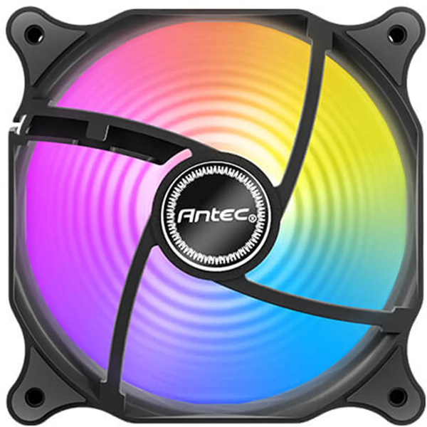Ventilateur de boitier Antec F12 Racing RGB - 12cm (Noir)