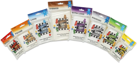 Lot de 100 Sleeves Board Game 82x124mm (Transparent)