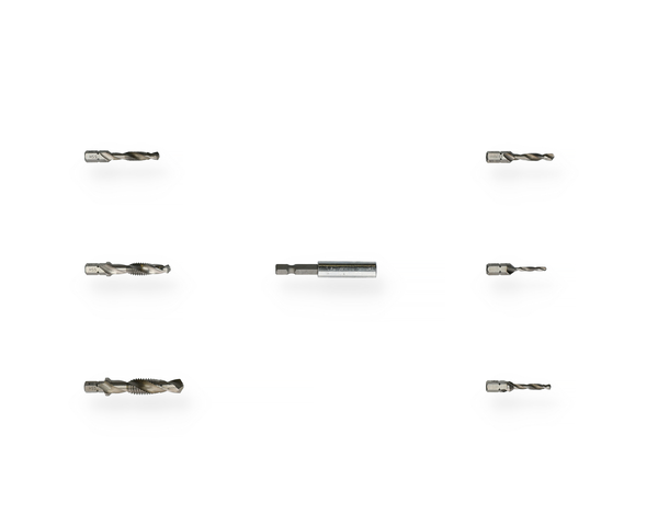 Coffret de 6 forets taraudeurs et porte embout universel - HANGER - 155898