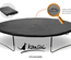 Kangui - Bâche de protection adaptable à tous trampolines de diamètre 360 cm