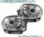 PHARES ANNEAUX CCFL FEUX LED ANGEL EYES RENAULT CLIO 2 / CLIO B 1998-2001 (00509)