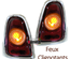 FEUX ROUGES LED RONDS CELIS POUR MINI COOPER R56 R57 2010-2015 LOOK F56 F57 (05426)
