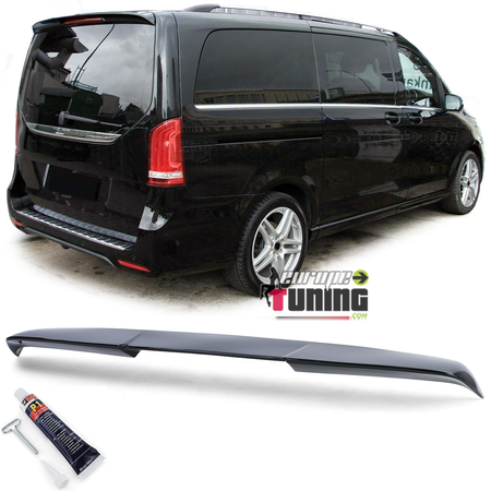 BECQUET SPOILER DE TOIT SPORT NOIR BRILLANT MERCEDES CLASSE V VITO W447 W448 (05573)