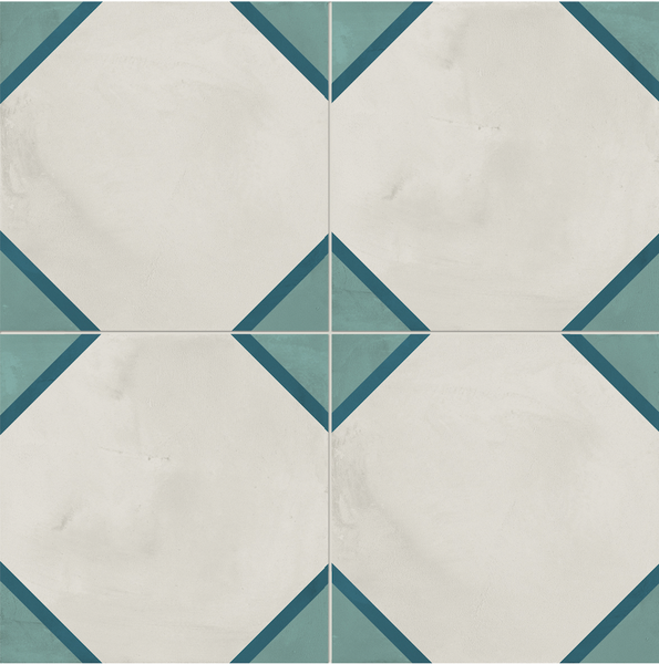 TERRA ART OTAGONO O.C - 20x20 cm - Carrelage aspect ciment vieilli