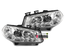 PHARES CHROME FEUX BANDES LED DEVIL EYES RENAULT MEGANE II PH I 2002-2006 (13464)