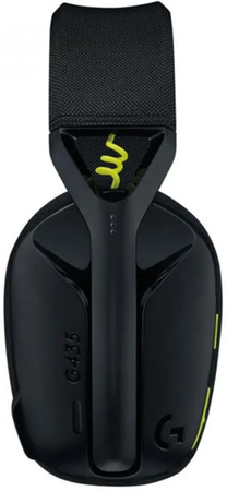 Casque Gamer sans fil Logitech G435 LightSpeed (Noir/Jaune)