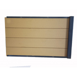 kit extension complet pour clôture composite 1,50 ML x 1,80 H (3 coloris) - Coloris - Beige clair, Hauteur - 180 cm, Longueur - 150 cm