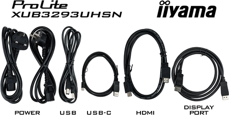 Ecran 32" Iiyama ProLite XUB3293UHSN-B5 4K Ultra HD (Noir)