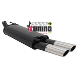 POT ECHAPPEMENT SPORT OPEL ASTRA G BERLINE 2x85/56mm RACE (18542)