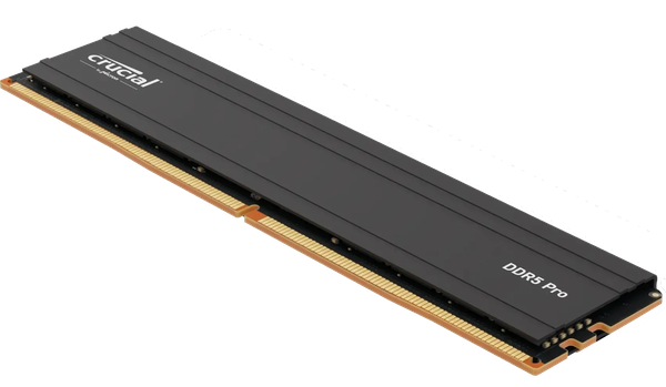Barrette mémoire 48Go DIMM DDR5 Crucial Pro 5600MHz (Noir)