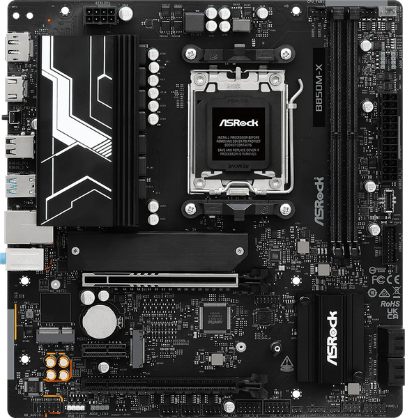 Carte Mère ASRock B850M-X R2.0 (AMD AM5) Micro ATX