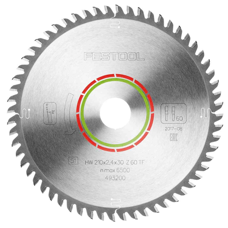 Lame de scie circulaire LAMINATE/HPL HW 260x2,5x30 WZ/FA64 - FESTOOL - 494606