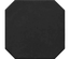 OCTAGON -  NEGRO MATE - Carrelage 20x20 cm octogonal Noir mate