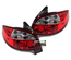 FEUX ROUGES CRISTAL POUR PEUGEOT 206 et 206 + (00930)