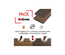 PACK 1 m² lame de terrasse composite coextrudé Supra avec ACCESSOIRES (4 coloris) 3600 x 145 x 23 mm - Coloris - Chêne foncé