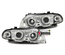 2 PHARES FEUX ANGEL EYES ANNEAUX LED CCFL BMW SERIE 3 E46 5 PORTES 1998-2001 (00595)