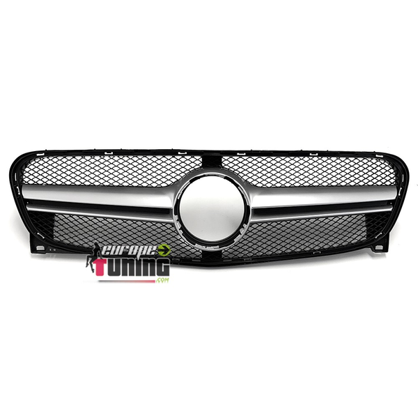 CALANDRE LIGNE GLA 45 AMG SILVER POUR MERCEDES GLA X156 2014-2017 PH1 (05227)