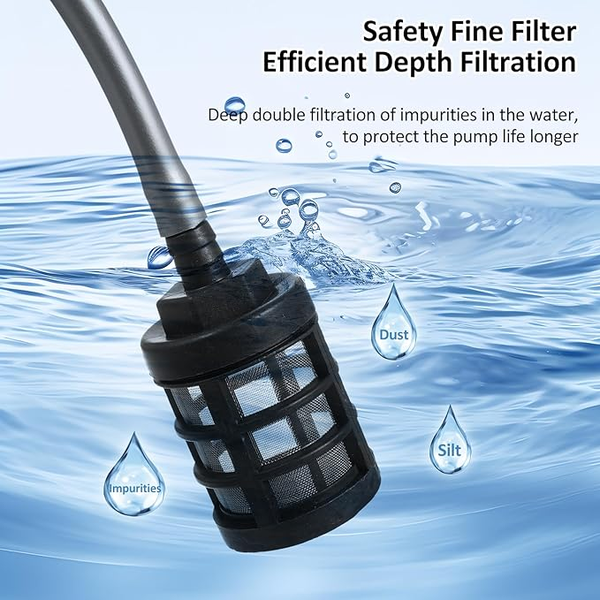 Mulcort Nettoyeur Haute Pression Sans Fil 350 PSI, 2×3000 mAh, Tuyau 5 m – Pour Voiture & Jardin