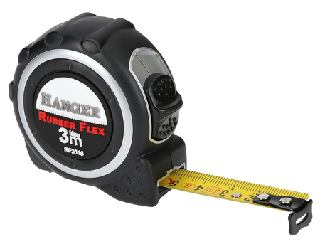 Mètre ruban 3 m x 16 mm 'Rubber Flex' - HANGER - 100030