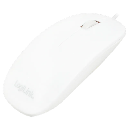 Souris filaire LogiLink ID0062 Slim (Blanc)