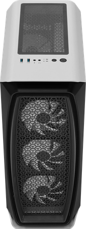 Boitier Moyen Tour ATX AeroCool Aero One avec panneau vitré (Blanc/Noir)