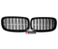 GRILLES CALANDRES SPORT NOIRES DOUBLE AILETTES BMW X5 E70 & X6 E71 (04788)
