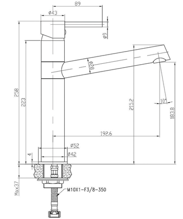 Mitigeur pour évier ondys - GARIS - R01-45040OD