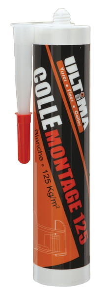 Colle MONTAGE 125 blanche 300ml - ULTIMA - 16041