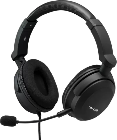 Casque Gamer filaire The G-Lab Korp Carbon (Noir)