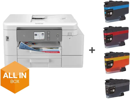 Imprimante Multifonction Brother All-in-Box MFC-J4535DWXL (Blanc)