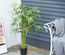 Bambou artificiel hauteur 1,2 m 552 feuilles & lichen denses réalistes pot inclus noir
