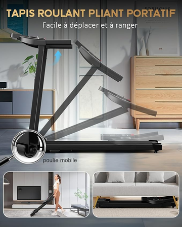 Tapis de Course Marche Pliable - Tapis de Marche Pliable Motorisé