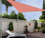 Voile d'ombrage 3x3x3m triangulaire rouge