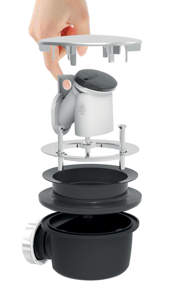 Bonde de douche extra-plate pour receveur D90mm - VALENTIN - 00 571700 000 00