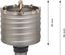 Couronne-trépan SDS-Max-5 100x80x96mm - BOSCH - 2608580524