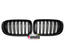GRILLES DE CALANDRES SPORT NOIRES DOUBLE AILETTES BMW X3 F25 LCI et X4 F26 2014-2018 (04819)