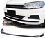 SPOILER AVANT SPORT NOIR BRILLANT POUR PARE CHOCS VW POLO 6 2G 2017-2021 (05556)